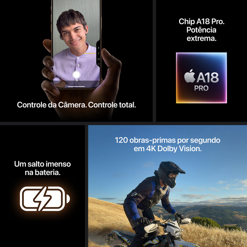 Apple iPhone 16 Pro Max (1 TB) - Titânio natural